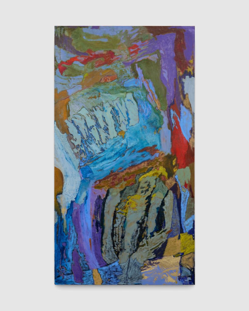 Surge, 2025
Oil and oil stick on linen
240 x 130 cm
94.5 x 51.2 in
(AF084)