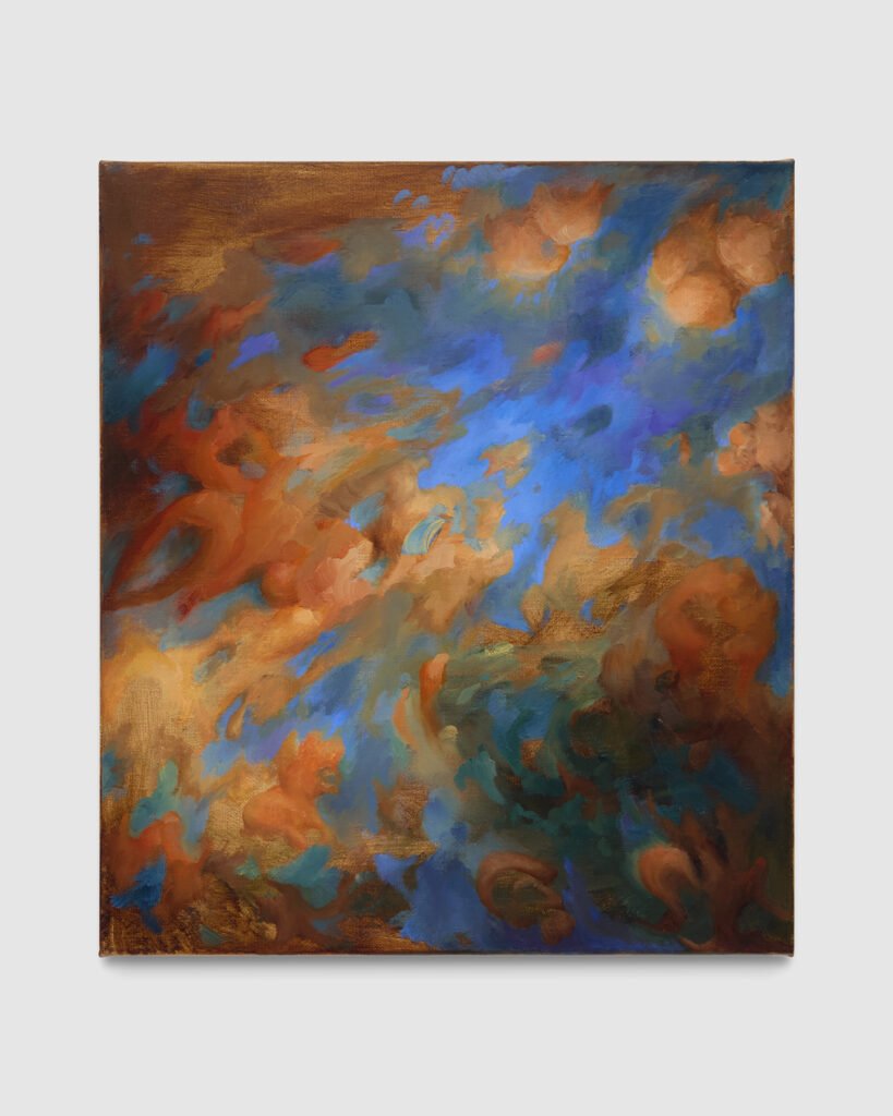 In Memory of Ancient Tides, 2025
Oil on linen
40 x 35 cm
16 x 14 in