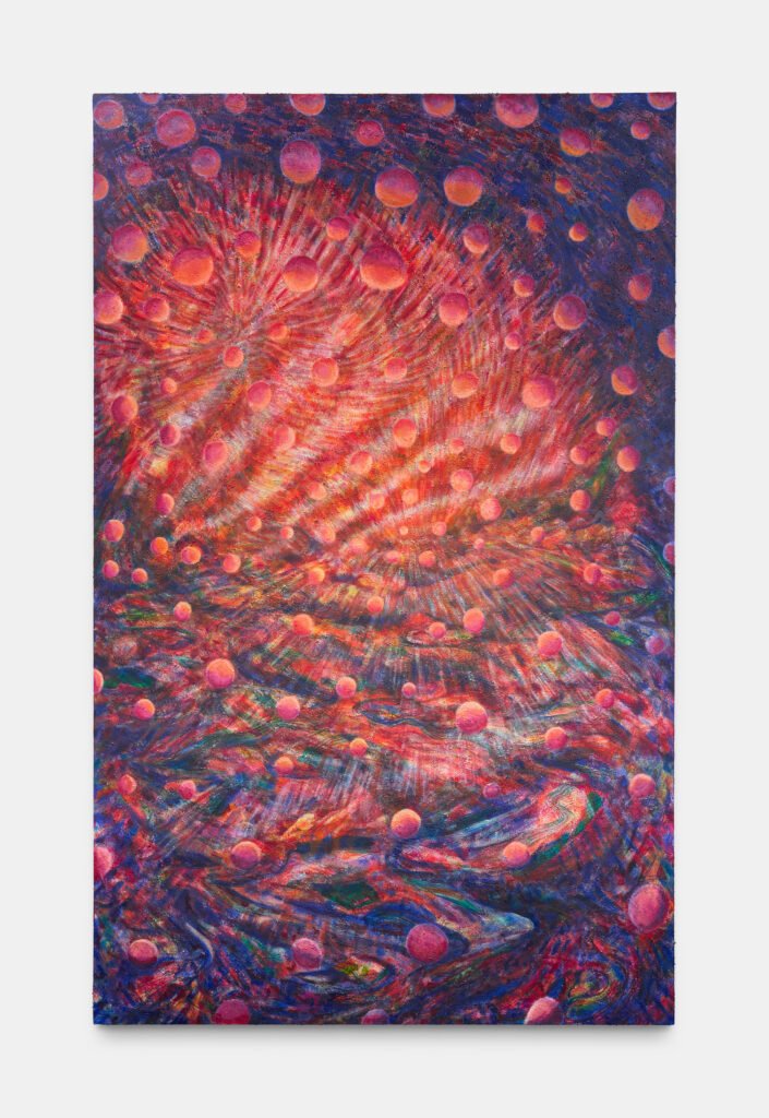 A Vast Aura, 2025
Oil and ink on canvas
243 x 153 cm
96 x 60 in