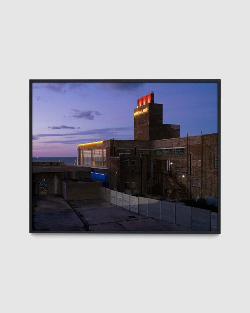 Dreamland, Margate, 2023
Archival pigment print
100 x 125 cm
39.3 x 49.2 in
Framed: 102.5 x 127.5 cm (40.4 x 50.2 in)
Edition of 5 plus 2 APs