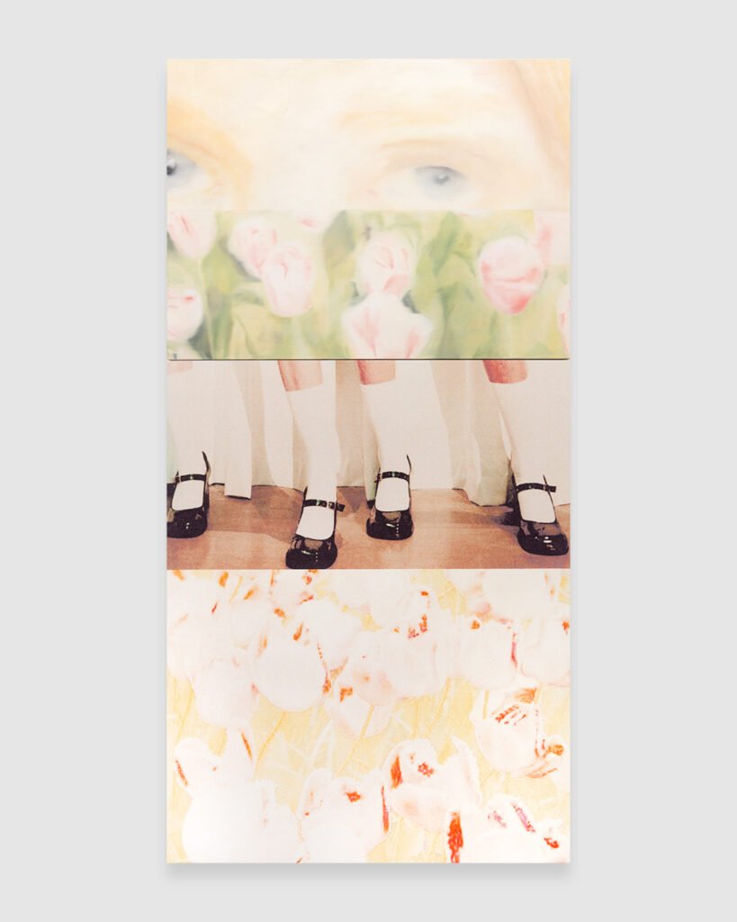 I Made My Bed Of Flowers And Now I Have To Step In It, 2024
Oil and inkjet on canvas
244 x 122 cm (Diptych)
96 x 48 in